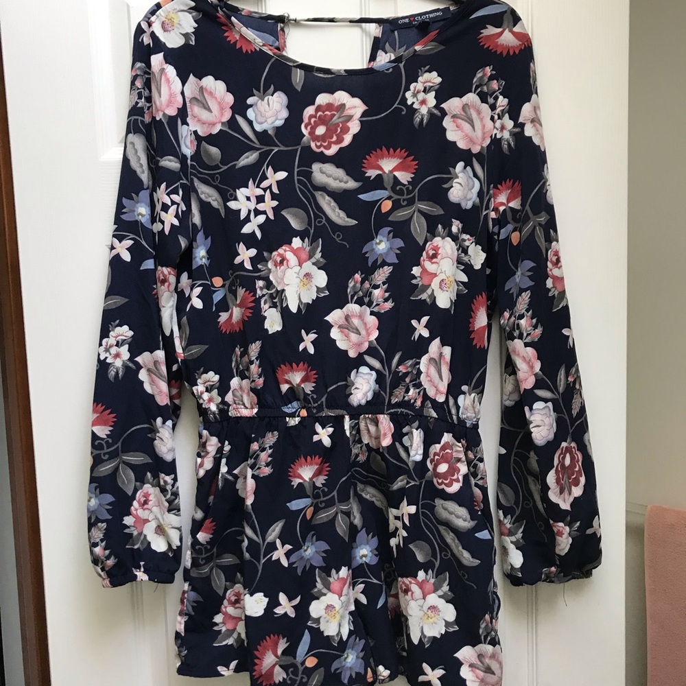 Summery, floral romper
